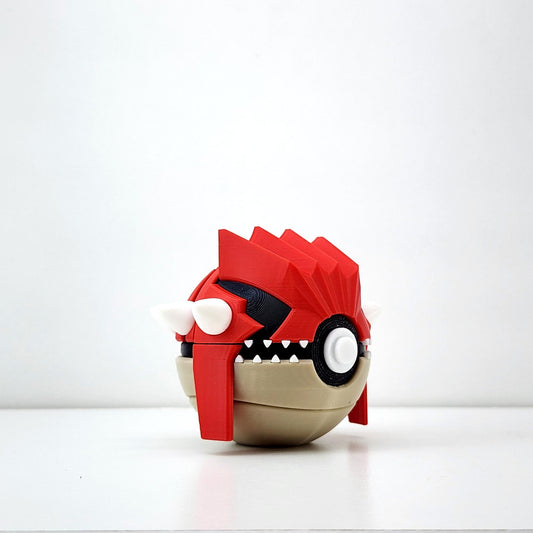 🌋 Groudon Orb – Capsule Creatures Series | Fan-Inspired Display Figure