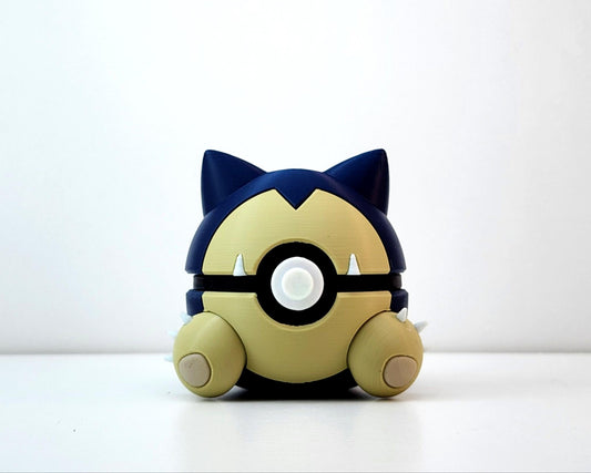 😴 Snorlax Orb – Capsule Creatures Series - Fan-Inspired Display Figure