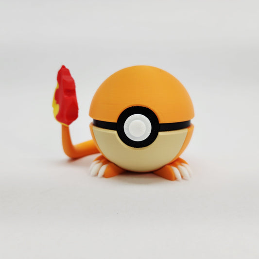 🔥 Capsule Creatures #0004 – Fan-Inspired Display Figure | 3D Printed Collectible