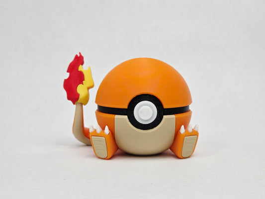 🔥 Capsule Creatures #0004 – Fan-Inspired Display Figure | 3D Printed Collectible