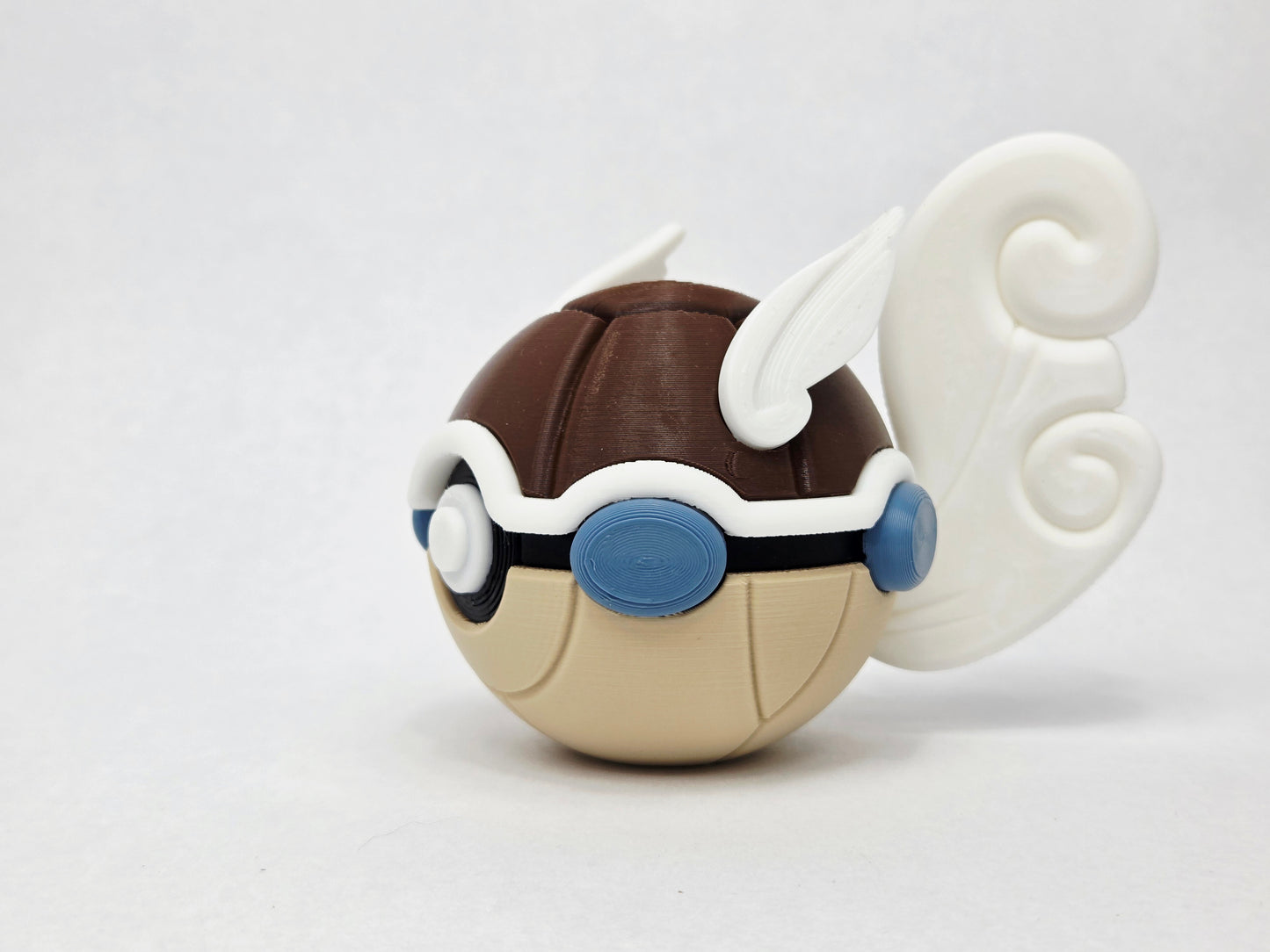 🌊 Capsule Creatures #0008 – Fan-Inspired Display Figure | 3D Printed Collectible