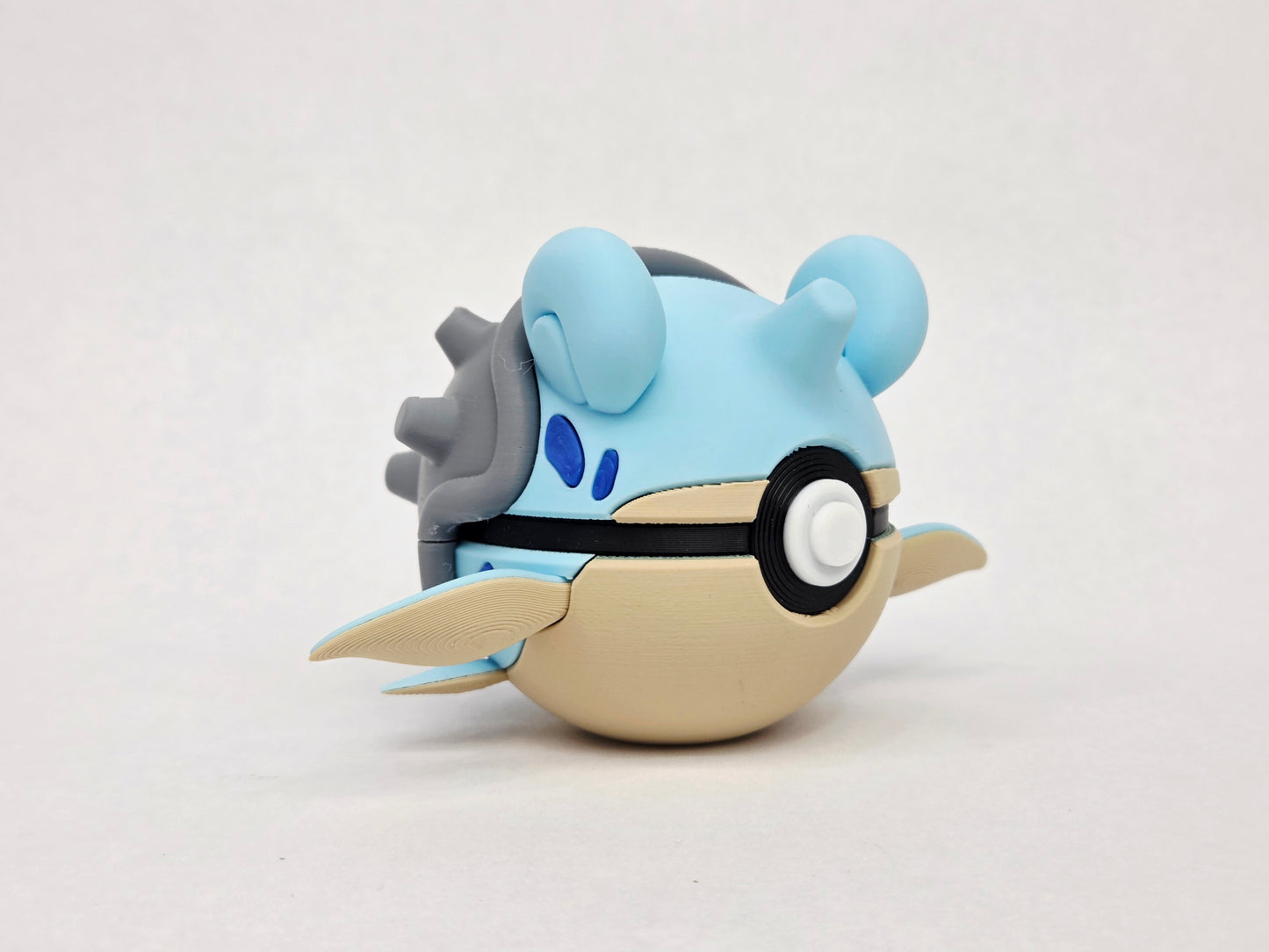 🌊 Capsule Creatures #0131 – Fan-Inspired Display Figure | 3D Printed Collectible