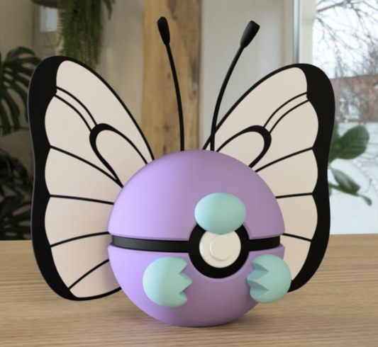🦋 Butterfree Orb – Capsule Creatures Series | Fan-Inspired Display Figure