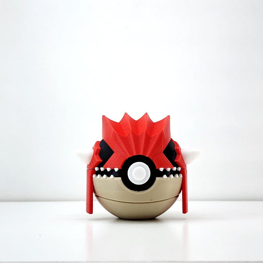 🌋 Groudon Orb – Capsule Creatures Series | Fan-Inspired Display Figure