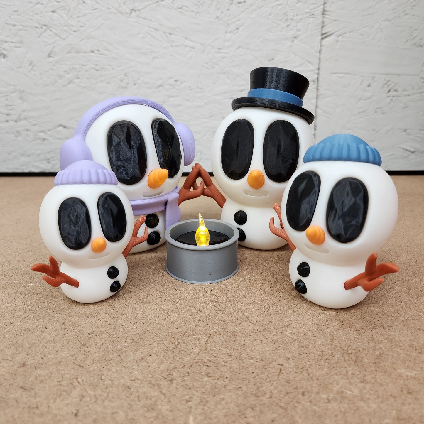 "The Flurries" |3D Printed | Display Figures