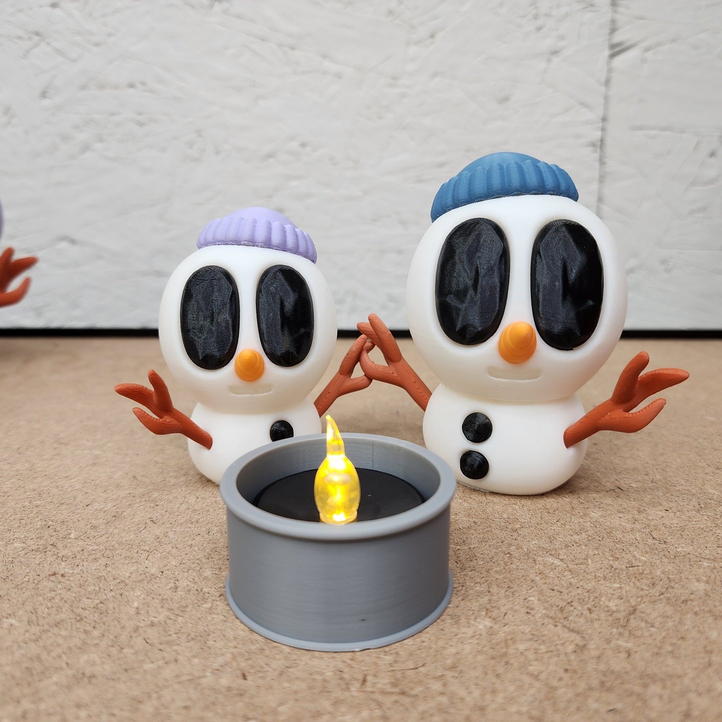"The Flurries" |3D Printed | Display Figures