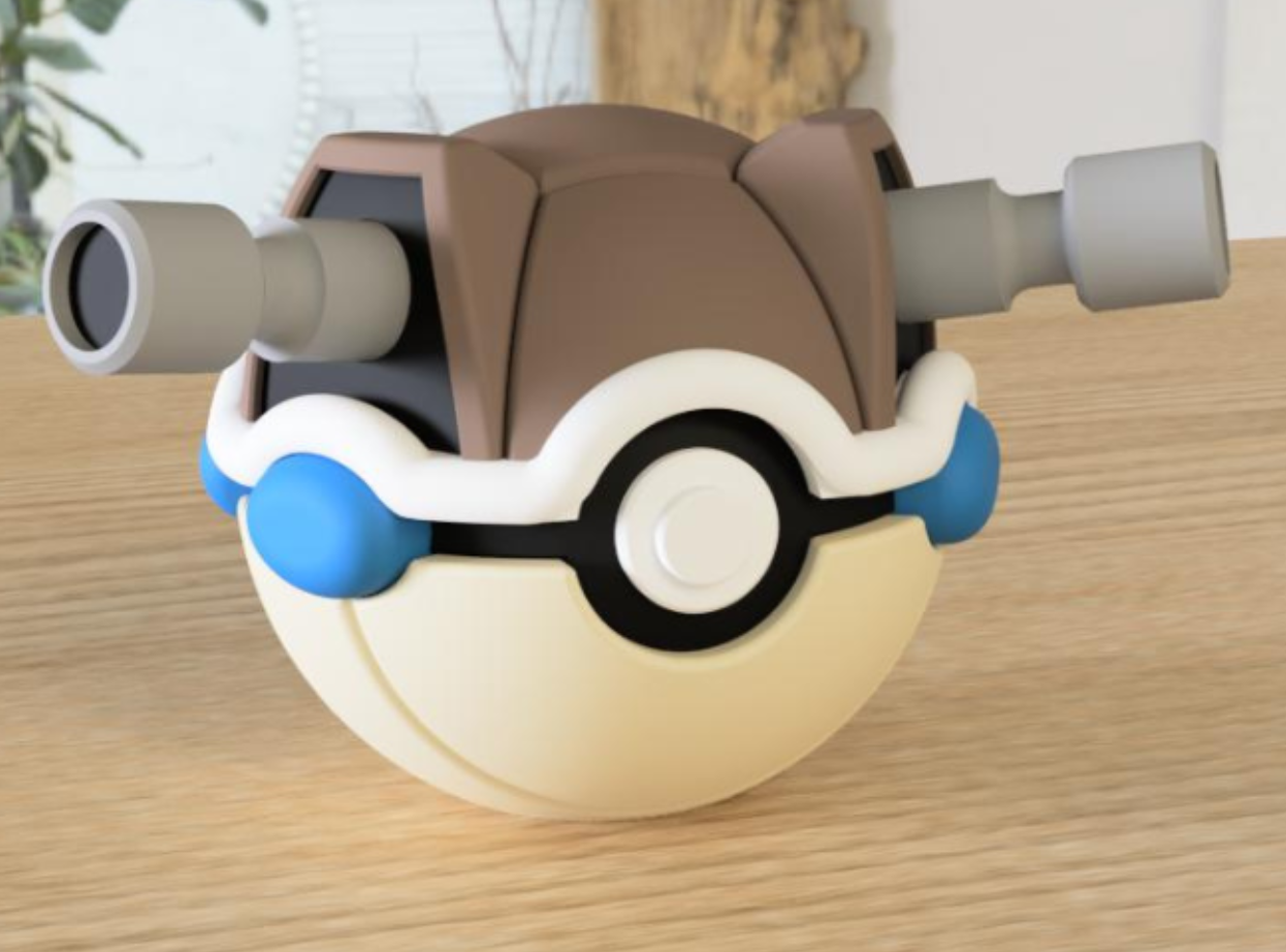 💧 Blastoise Orb – Capsule Creatures Series | Fan-Inspired Display Figure