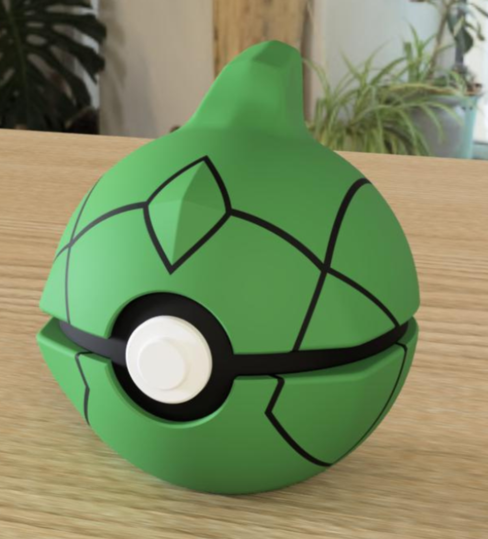 🐛 Metapod Orb – Capsule Creatures Series | Fan-Inspired Display Figure