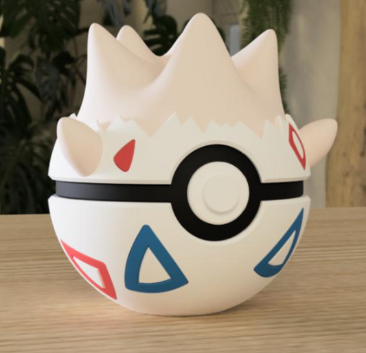 🥚 Togepi Orb – Capsule Creatures Series | Fan-Inspired Display Figure