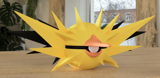 ⚡ Zapdos Orb – Capsule Creatures Series | Fan-Inspired Display Figure